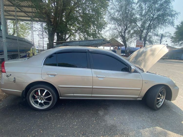 Honda Civic 2003 1.7 EXi Sedan เบนซิน ไม่ติดแก๊ส เกียร์อัตโนมัติ บรอนซ์ทอง รูปที่ 2