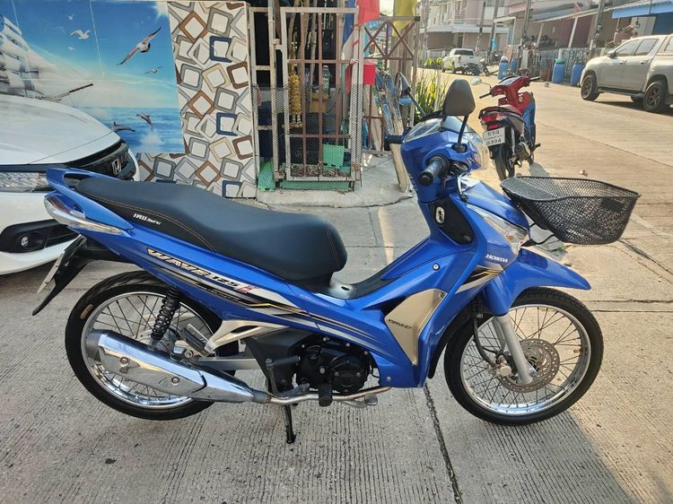 🛵ยังไงก็ขาย WAVE125i ปี 55 เครื่องดี สีสวย สตาร์ทมือ เล่มชุดโอนครบ+เปลี่ยนถ่ายน้ำมันเครื่องฟรี ส่งฟรี30 ก.ม รูปที่ 3