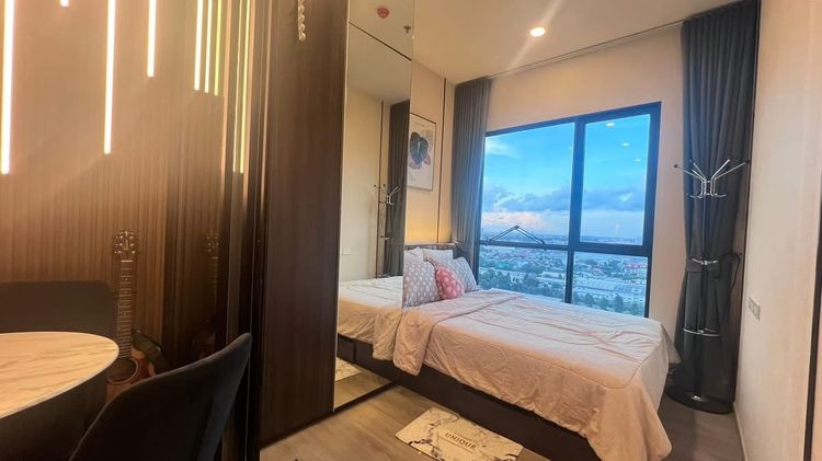 มีบางส่วน ขายคอนโด Origin Plug  Play รามอินทราชั้น 12A ทำเลดี เดินทางสะดวก ใกล้ BTS รามอินทรา 