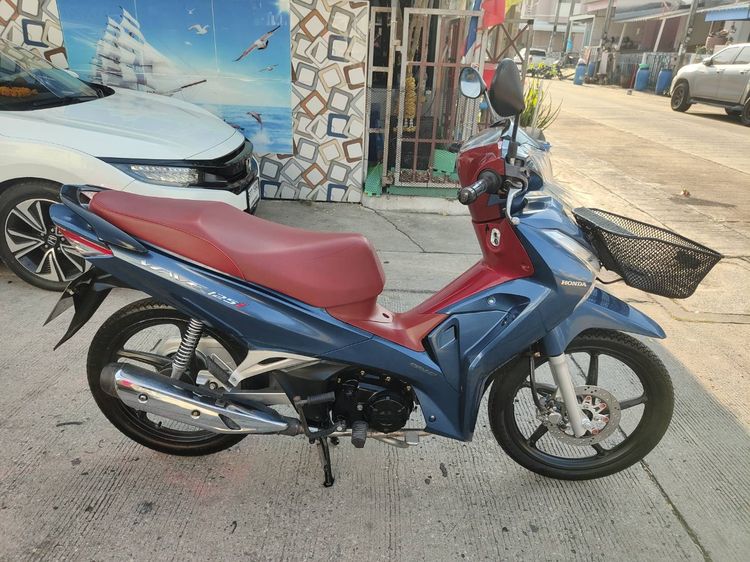 🛵ยังไงก็ขาย WAVE125i ปี 65 เครื่องดี สีสวย สตาร์ทมือ ท่อดังนิดๆ เล่มชุดโอนครบ+เปลี่ยนถ่ายน้ำมันเครื่องฟรี ส่งฟรี30 ก.ม รูปที่ 3