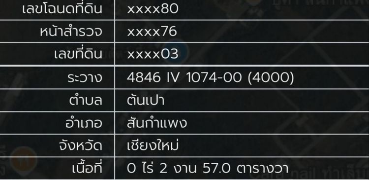 ขายที่ ต้นเปา เชียงใหม่