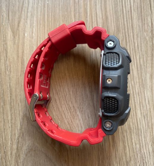 CASIO G-SHOCK นาฬิกาข้อมือ นาฬิกากันน้ำ นาฬิกาของแท้ ประกันศูนย์ CMG 1 ปี รุ่น GA-140-4A ดำ แดง รูปที่ 4