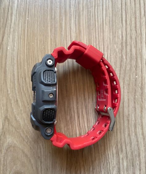 CASIO G-SHOCK นาฬิกาข้อมือ นาฬิกากันน้ำ นาฬิกาของแท้ ประกันศูนย์ CMG 1 ปี รุ่น GA-140-4A ดำ แดง รูปที่ 5