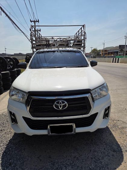 Toyota Hilux Revo 2018 2.4 J Plus Pickup ดีเซล ไม่ติดแก๊ส เกียร์ธรรมดา ขาว รูปที่ 3