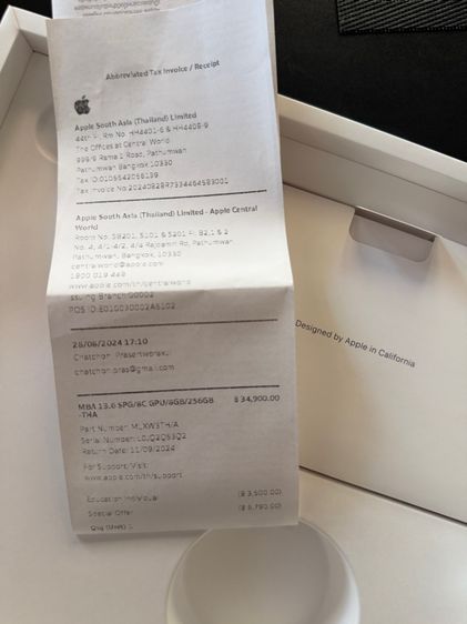 MacBook Air M2 ปี 2024 สี Midnight (เจ้าของขายเอง ไม่ใช่ร้าน) รูปที่ 11