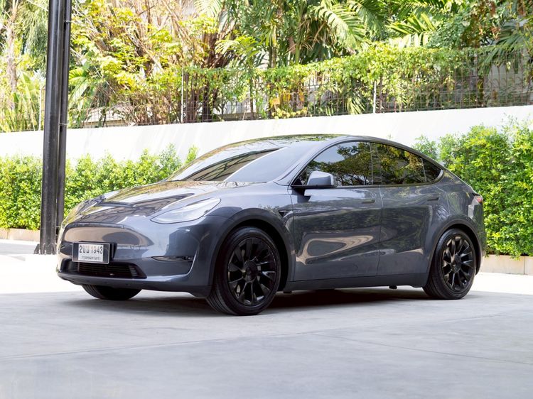 Tesla Model Y 2022 Long Range RWD Utility-car ไฟฟ้า ไม่ติดแก๊ส เกียร์อัตโนมัติ เทา รูปที่ 3