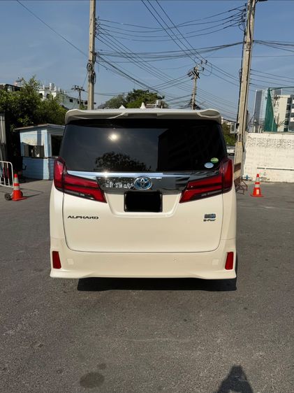 Toyota Alphard 2019 2.5 HV SR C-Package 4WD Van ไฮบริด ไม่ติดแก๊ส เกียร์อัตโนมัติ ขาว รูปที่ 3