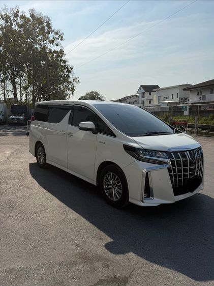 Toyota Alphard 2019 2.5 HV SR C-Package 4WD Van ไฮบริด ไม่ติดแก๊ส เกียร์อัตโนมัติ ขาว รูปที่ 2