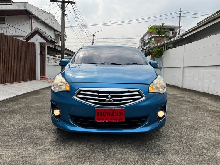 Mitsubishi Attrage 2013 1.2 GLS Limited Sedan เบนซิน เกียร์อัตโนมัติ ฟ้า รูปที่ 3