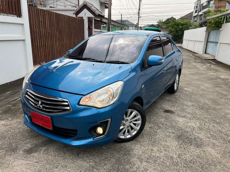 รถ Mitsubishi Attrage 1.2 GLS Limited สี ฟ้า