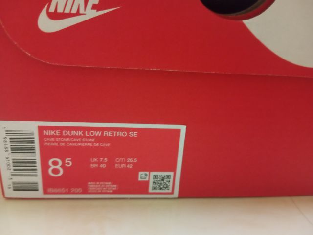 มือ1 แกะกล่อง. Nike Dunk Low Retro SE.  รูปที่ 8