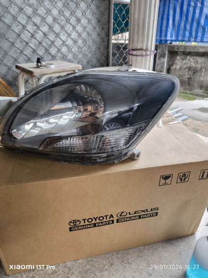 ไฟหน้า vios แท้ โคมดำ gen 2 มีข้างเดียว  รูปที่ 4