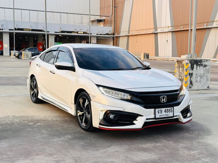Honda Civic 2017 1.5 Turbo RS Sedan เบนซิน ไม่ติดแก๊ส เกียร์อัตโนมัติ ขาว รูปที่ 2