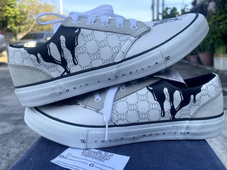 รองเท้าผ้าใบหนังแท้ Toxic Size 42 ใหม่กริ๊บ รูปที่ 13