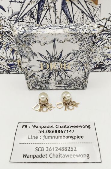 ต่างหู Dior Tribales มือสอง รูปที่ 4