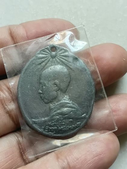 เหรียญเก่าเนื้อตะกั่ว ปี2463 ไม่ทราบที่ครับ รูปที่ 3