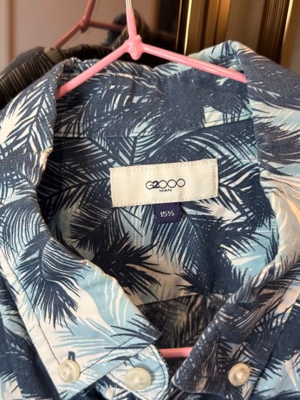 เสื้อเชิตแขนสั้น G2000 สภาพดี sizeM มี 3 ลาย รูปที่ 2