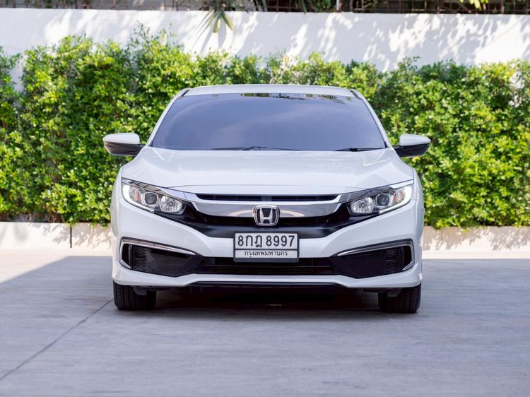 Honda Civic 2019 1.8 E i-VTEC Sedan เบนซิน ไม่ติดแก๊ส เกียร์อัตโนมัติ ขาว รูปที่ 2