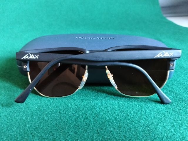 ขอขายแว่นตากันแดดแบรนด์ WAX  รุ่น 613 ผลิตในออสเตรเลียทรง Master rayban กระจกสีชาใส่ขับรถดีมากกลางคืนเวลาขับรถจะถนอมตา  ขนาดหน้ากว้าง 1 รูปที่ 7