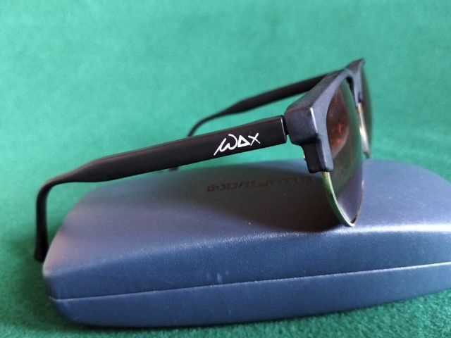 ขอขายแว่นตากันแดดแบรนด์ WAX  รุ่น 613 ผลิตในออสเตรเลียทรง Master rayban กระจกสีชาใส่ขับรถดีมากกลางคืนเวลาขับรถจะถนอมตา  ขนาดหน้ากว้าง 1 รูปที่ 5