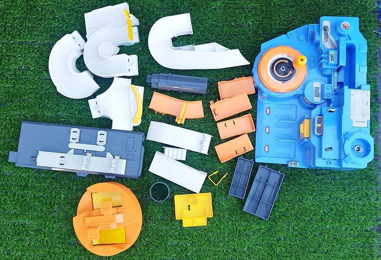 รางรถเหล็ก Takara TOMY - รางรถโทมิก้า Tomica mechanical car factory สภาพใหม่ รูปที่ 7