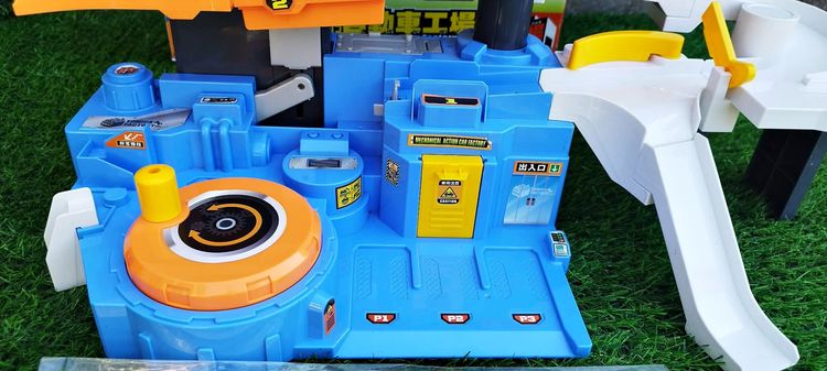 รางรถเหล็ก Takara TOMY - รางรถโทมิก้า Tomica mechanical car factory สภาพใหม่ รูปที่ 4