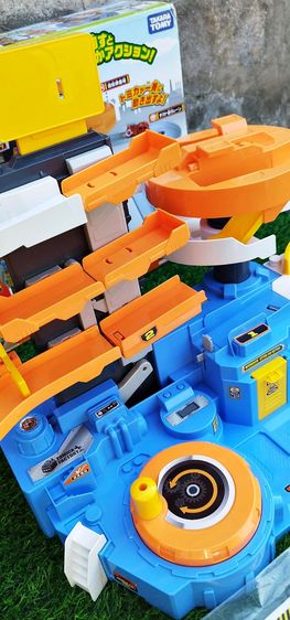 รางรถเหล็ก Takara TOMY - รางรถโทมิก้า Tomica mechanical car factory สภาพใหม่ รูปที่ 3