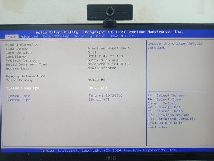 Work Station CPU 2697A v4 16-32 cores-threads 48GB-Ram MBX99Dual รูปที่ 5
