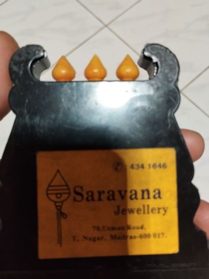 แผ่นเงินพระพิฆเนศ เส้นผ่านศูนย์กลาง1.8นิ้ว งานต่างประเทศ รูปที่ 2