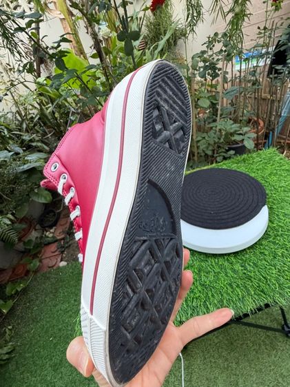 Converse All Star หุ้มข้อแท้ ผู้หญิง สีแดงไวน์ สภาพใหม่มาก รูปที่ 13