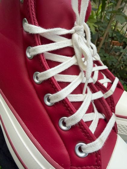 Converse All Star หุ้มข้อแท้ ผู้หญิง สีแดงไวน์ สภาพใหม่มาก รูปที่ 12