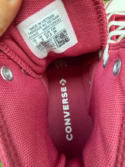 Converse All Star หุ้มข้อแท้ ผู้หญิง สีแดงไวน์ สภาพใหม่มาก รูปที่ 6