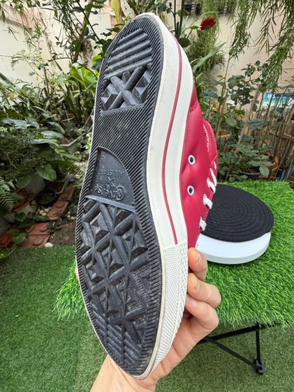 Converse All Star หุ้มข้อแท้ ผู้หญิง สีแดงไวน์ สภาพใหม่มาก รูปที่ 14