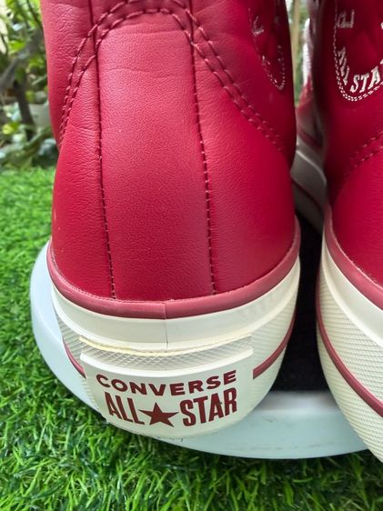 Converse All Star หุ้มข้อแท้ ผู้หญิง สีแดงไวน์ สภาพใหม่มาก รูปที่ 7