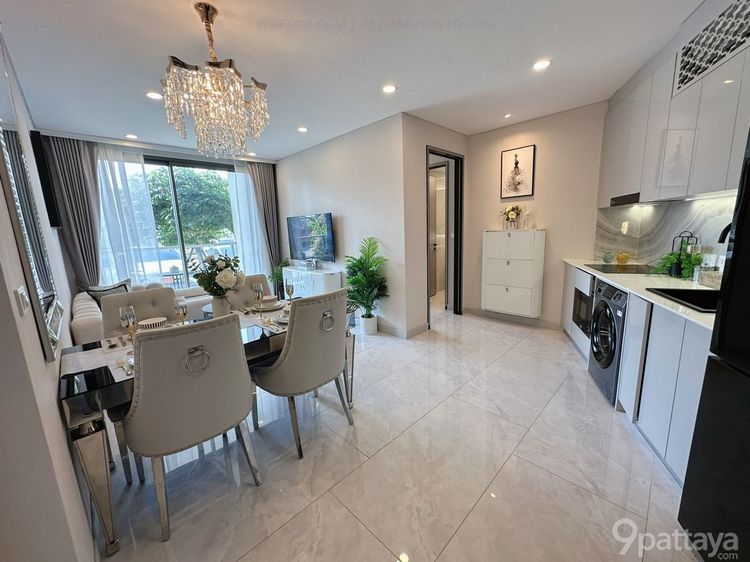ขาย Copacabana Coral Reef – Pattaya ✨ คอนโดหรู ใกล้ทะเลจอมเทียน 2 ห้องนอน ชั้น 9 ขนาดใหญ่ 63.4 ตร.ม. ส่วนกลางอลังการมาก เหมาะอยู่เองลงทุ รูปที่ 4
