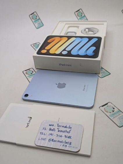 Apple ขาย เทิร์น iPad Mini 7 128 Gb Wifi ศูนย์ไทย สภาพสวย อุปกรณ์ครบยกกล่อง สุขภาพแบต 97 ประกันเหลือ 3 เดือน เพียง 10,990 บาท ครับ