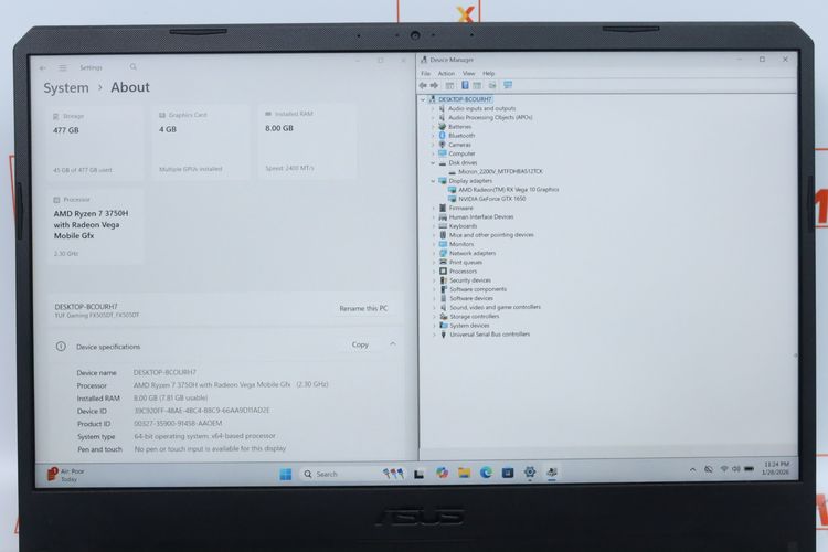 ASUS TUF GAMING FX505DT-HN458T RYZEN 7 3750H.GTX1650 8.512GB - ID26010303 รูปที่ 4
