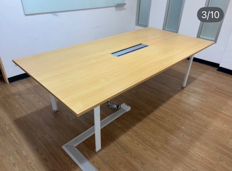 🔥 โต๊ะทำงานวัสดุดีแข็งแรงมากแนะนำเลยค่ะสภาพยังดีมากๆ รูปที่ 3