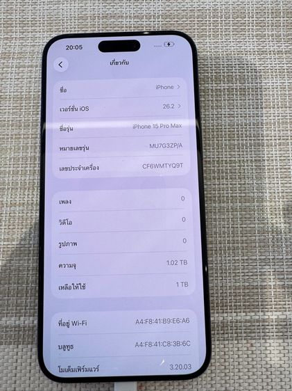 iPhone 15 Pro Max สีดำ1TB ผ่อนได้ รูปที่ 7