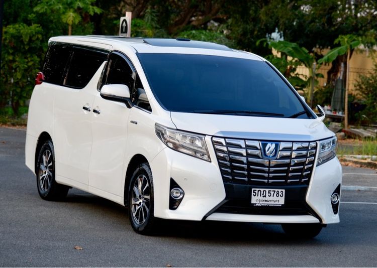 รถ Toyota Alphard 2.5 HV G F-Package 4WD สี ขาว