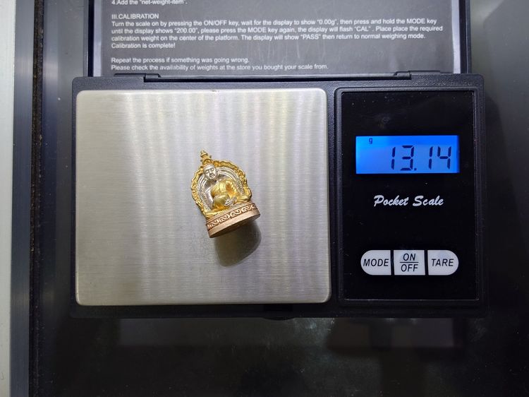 พระสีวลี ลังกาวงศ์ เจ้าคุณธงชัย วัดไตรมิตรวิทยาราม ปี2546 เนื้อเงินสามกษัตริย์ พร้อมกล่องเดิม รูปที่ 8