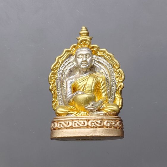 พระสีวลี ลังกาวงศ์ เจ้าคุณธงชัย วัดไตรมิตรวิทยาราม ปี2546 เนื้อเงินสามกษัตริย์ พร้อมกล่องเดิม รูปที่ 3