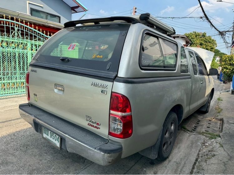 Toyota Hilux Vigo Champ 2012 Smart Cab 2.7 J Pickup เบนซิน LPG เกียร์ธรรมดา เทา รูปที่ 3