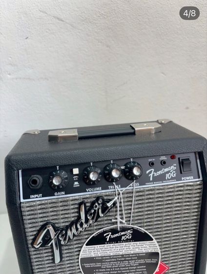 🔥Fender Frontman 10G  แอมกีตาร์ สภาพยังดีมากค่ะใช้งานปกติเลยแนะนำ รูปที่ 4