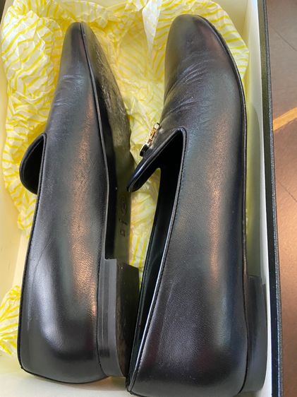 รองเท้า Chanel ญ Authentic Chanel 2018 Black Leather รูปที่ 4