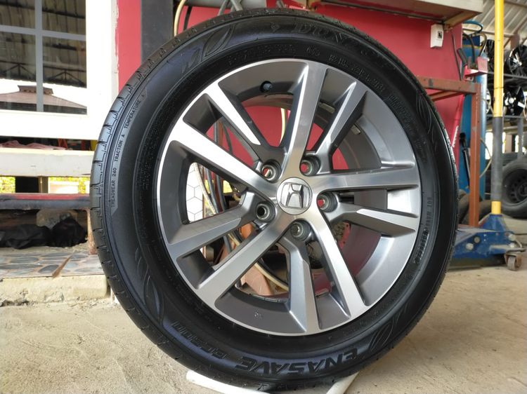 แม็กฮอนด้า ขอบ16 สีเดิมไม่ดุ้งไม่คดไม่แตก พร้อมยางดันลอป 215 55 16 ปี23 ใส่ civicได้ทุกรุ่น รูปที่ 3