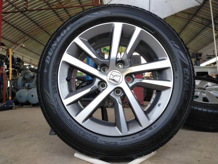 แม็กฮอนด้า ขอบ16 สีเดิมไม่ดุ้งไม่คดไม่แตก พร้อมยางดันลอป 215 55 16 ปี23 ใส่ civicได้ทุกรุ่น