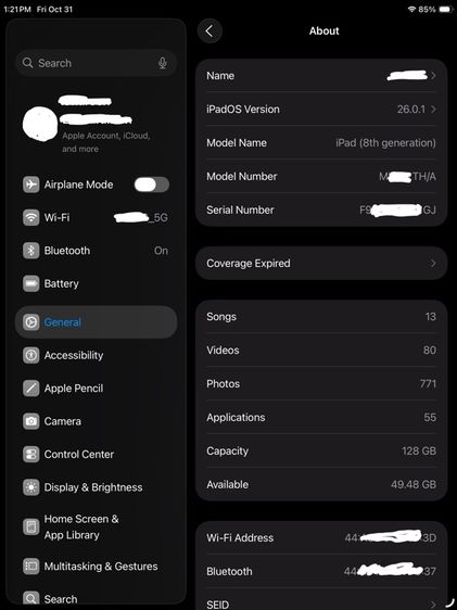 iPad 8  Gold (128GB) รูปที่ 6