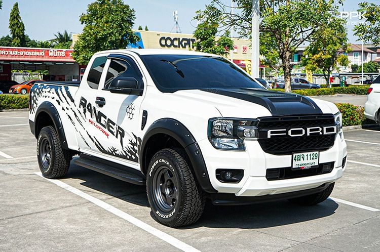Ford Ranger 2023 2.0 Hi-Rider XL+ Pickup ดีเซล ไม่ติดแก๊ส เกียร์ธรรมดา ขาว รูปที่ 3