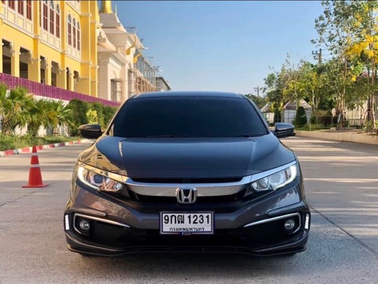 Honda Civic 2019 1.8 EL i-VTEC Sedan เบนซิน ไม่ติดแก๊ส เกียร์อัตโนมัติ เทา รูปที่ 2